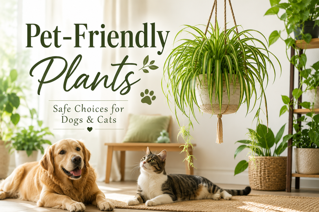 Pet-Friendly Plants for Dogs and Cats: Beautiful, Safe Choices for your Home