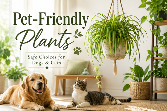 Pet-Friendly Plants for Dogs and Cats: Beautiful, Safe Choices for your Home