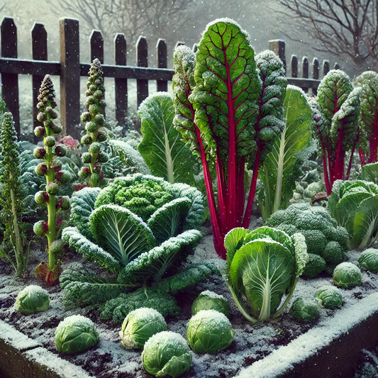 Functional Garden that Provides Food for Cold Climates